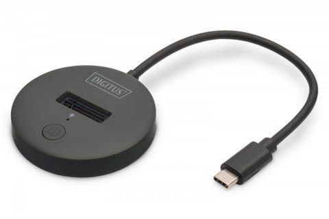 Stacja dokująca do SSD M.2 NVMe/SATA USB-C 3.2 Gen2 10Gbps maks. 4 TB, czarna Stacja dokująca do SSD M.2 NVMe/SATA USB-C 3.2 Gen2 10Gbps maks. 4 TB, czarna