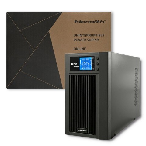Zasilacz awaryjny UPS, on-line, czysta fala sinusoidalna, 3KVA, 2.4W, LCD, USB Zasilacz awaryjny UPS, on-line, czysta fala sinusoidalna, 3KVA, 2.4W, LCD, USB