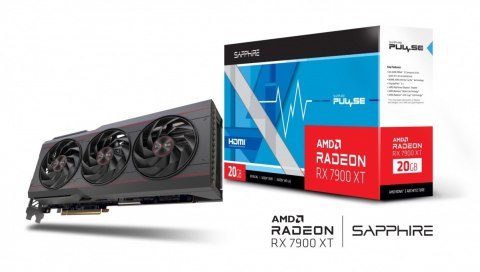 Karta graficzna Radeon RX 7900 XT Pulse 20GB GDDR6 320bit 2DP/2HDMI Karta graficzna Radeon RX 7900 XT Pulse 20GB GDDR6 320bit 2DP/2HDMI