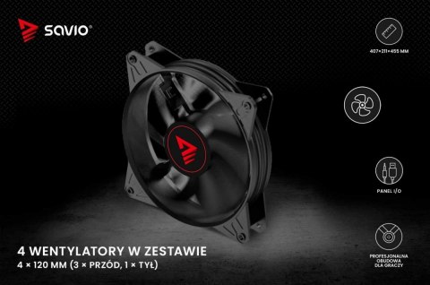 Obudowa komputerowa Shadow X2 Mesh/Glass Obudowa komputerowa Shadow X2 Mesh/Glass