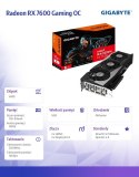 Karta graficzna Radeon RX 7600 Gaming OC 8G GDDR6 128bit 2DP/2HDMI