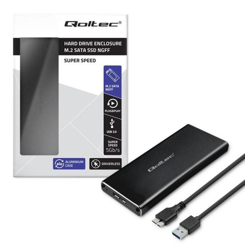 Obudowa | kieszeń do dysków SSD M.2 SATA | NGFF | USB 3.0 Obudowa | kieszeń do dysków SSD M.2 SATA | NGFF | USB 3.0