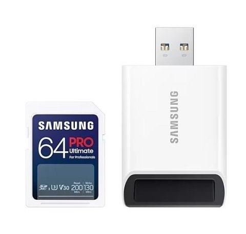 Karta pamięci SD MB-SY64SB/WW 64GB Pro Ultimate + czytnik Karta pamięci SD MB-SY64SB/WW 64GB Pro Ultimate + czytnik