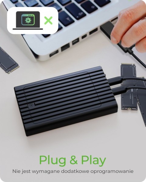 Stacja ICY BOX IB-2817MCL-C31 z funkcją klonowania dla 2x NVMe SSD Stacja ICY BOX IB-2817MCL-C31 z funkcją klonowania dla 2x NVMe SSD