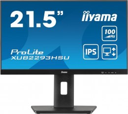 Monitor 21.5 cala ProLite XUB2293HSU-B6 IPS,100Hz,HAS(150mm),1ms,HDMI,DP,2xUSB, FreeSync,2x2W,PIVOT