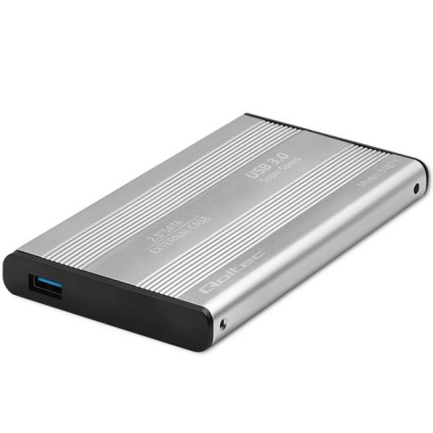 Obudowa | kieszeń do dysków HDD SSD 2.5" SATA3 | USB 3.0 | Srebrna Obudowa | kieszeń do dysków HDD SSD 2.5" SATA3 | USB 3.0 | Srebrna