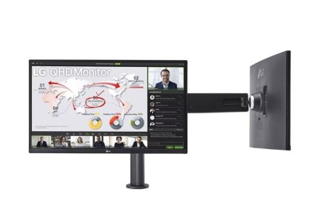 Monitor 27QP88DP-BS 27 cali QHD Ergo Dual Monitor 27QP88DP-BS 27 cali QHD Ergo Dual