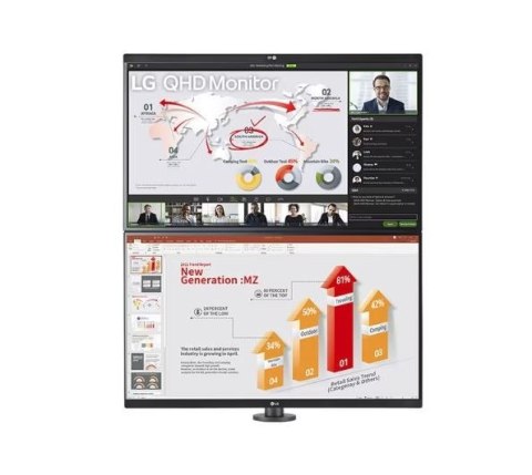 Monitor 27QP88DP-BS 27 cali QHD Ergo Dual Monitor 27QP88DP-BS 27 cali QHD Ergo Dual