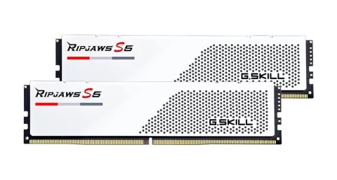 Pamięć PC DDR5 64GB (2x32GB) Ripjaws S5 6000MHz CL30 XMP3 biała Pamięć PC DDR5 64GB (2x32GB) Ripjaws S5 6000MHz CL30 XMP3 biała
