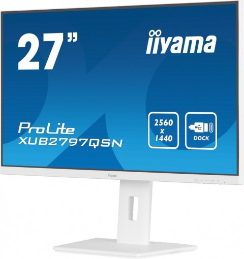 Monitor 27 cali XUB2797QSN-W1 IPS,QHD,USB-c Dock 65W,HDMI, WHITE Monitor 27 cali XUB2797QSN-W1 IPS,QHD,USB-c Dock 65W,HDMI, WHITE