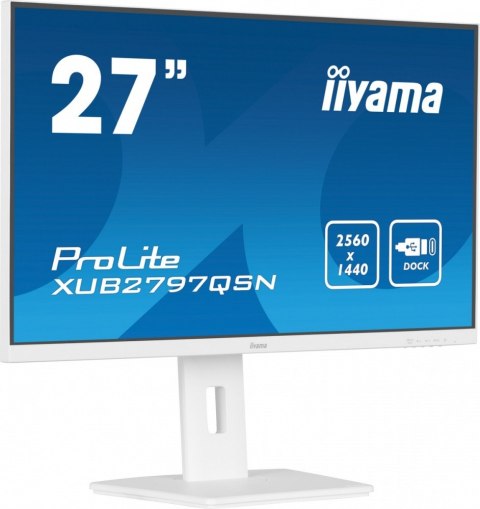 Monitor 27 cali XUB2797QSN-W1 IPS,QHD,USB-c Dock 65W,HDMI, WHITE Monitor 27 cali XUB2797QSN-W1 IPS,QHD,USB-c Dock 65W,HDMI, WHITE