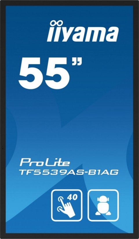 Monitor 55 cali TF5539AS-B1AG,IPS,4K,HDMIx2,DP,RJ45,3xUSB,2x10W, ANDROID,24/7,IP65 Monitor 55 cali TF5539AS-B1AG,IPS,4K,HDMIx2,DP,RJ45,3xUSB,2x10W, ANDROID,24/7,IP65