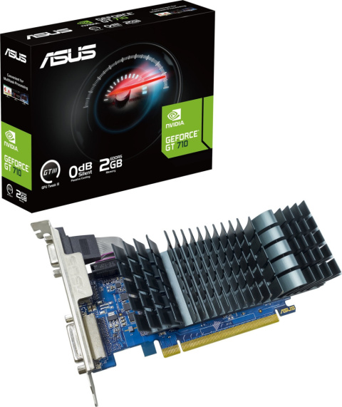 Karta ASUS GT 710 2GB GDDR5 EVO LP heatsink Karta ASUS GT 710 2GB GDDR5 EVO LP heatsink