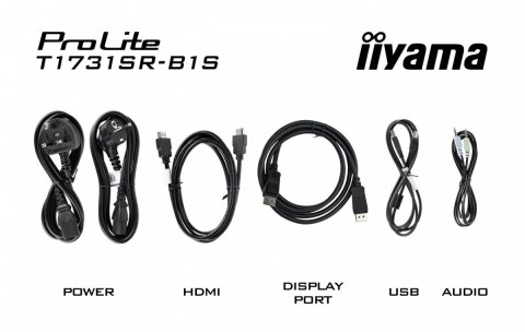 Monitor 17 cali 1731SR-B1S TN,RESISTIVE,HDMI,DP,VGA,IP54,2x1W Monitor 17 cali 1731SR-B1S TN,RESISTIVE,HDMI,DP,VGA,IP54,2x1W