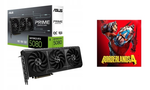 Karta Asus RTX 5080 PRIME OC 16GB GDDR7 256bit DLSS4 Karta Asus RTX 5080 PRIME OC 16GB GDDR7 256bit DLSS4