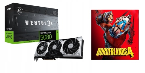 Karta MSI GeForce RTX 5080 16G VENTUS 3X OC PLUS DLSS 4